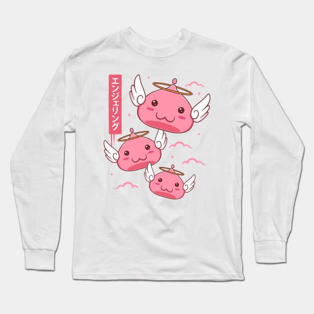 Slimes Fallen from Heaven Long Sleeve T-Shirt by Alundrart